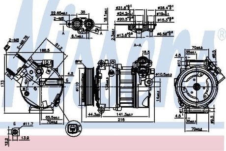 Компрессор кондиционера NISSENS 890123