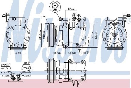 Компрессор кондиционера NISSENS 890129