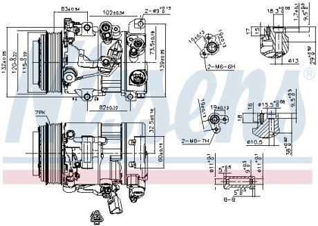 Компрессор кондиционера NISSENS 890156