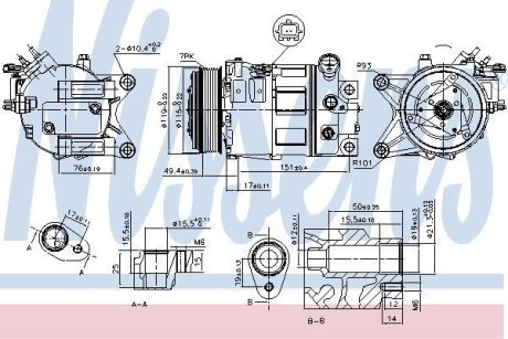 Компрессор кондиционера NISSENS 890226