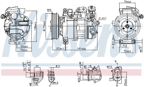 Компресор кондиціонера First Fit NISSENS 890246