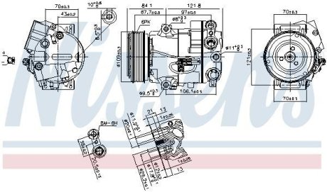 Компрессор кондиционера NISSENS 890259