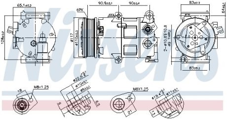 Компресор кондиціонера NISSENS 890418