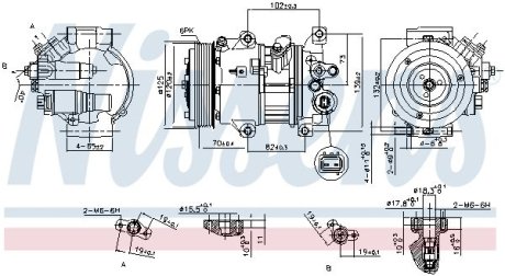 Компресор кондиціонера NISSENS 890650