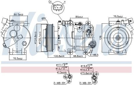 Компресор кондиціонера First Fit NISSENS 890651