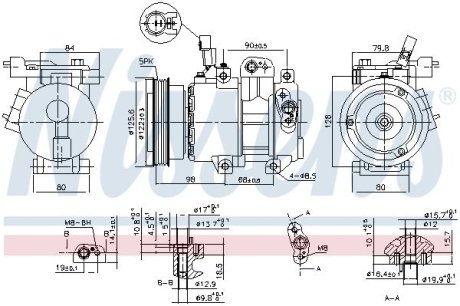 Компрессор кондиционера NISSENS 890684