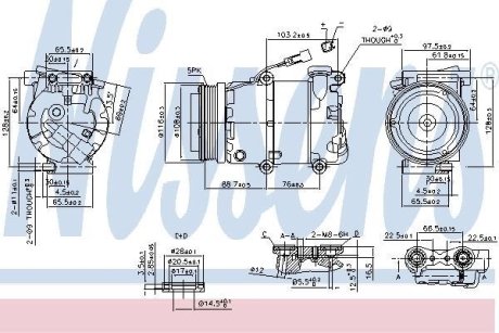 Компрессор кондиционера NISSENS 89234