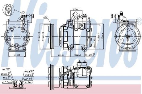 Компресор кондиціонера First Fit NISSENS 89277