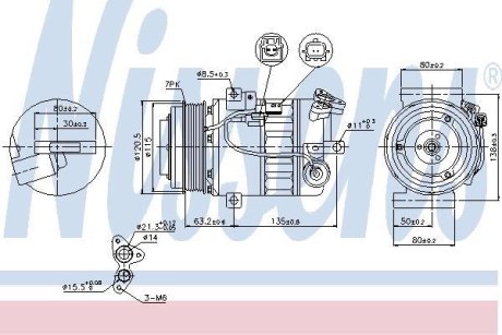 Компресор кондиціонера First Fit NISSENS 89392