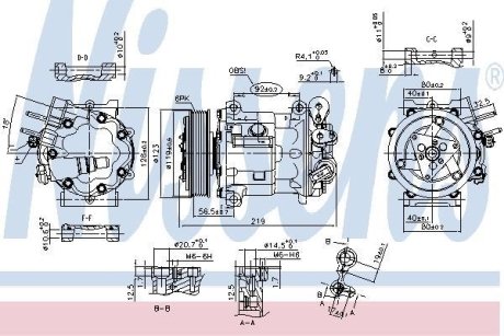 Компресор кондиціонера NISSENS 89404