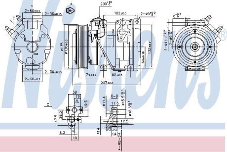 Компресор кондиціонера First Fit NISSENS 89558