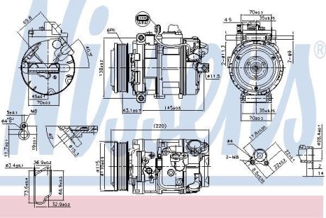 Компресор кондиціонера First Fit NISSENS 89599