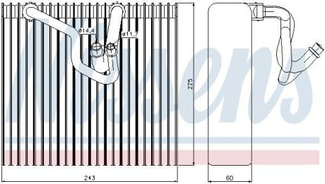 Випарник NISSENS 92187