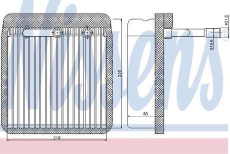 FORD Випарник Focus 98-, Transit Connect 02- NISSENS 92193