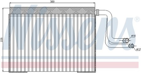 Радиатор кондиционера NISSENS 92268