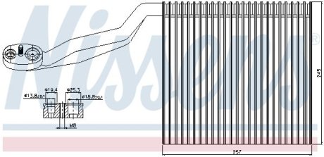 Испаритель кондиционера NISSENS 92294