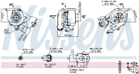 Турбіна FORD 2.0 TDCI -2011 (вир-во) NISSENS 93102