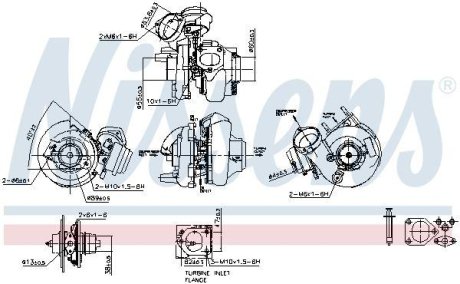 BMW Турбіна X5 (E53) 3.0 d 03- NISSENS 93144