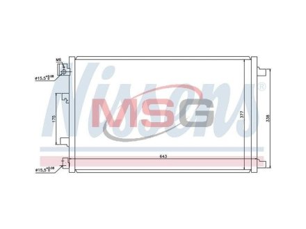 Радиатор кондиционера NISSENS 940038