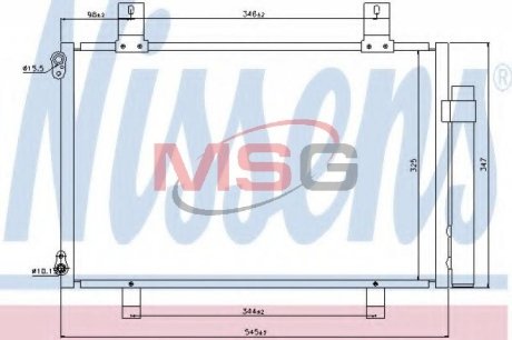 Радиатор кондиционера NISSENS 940057