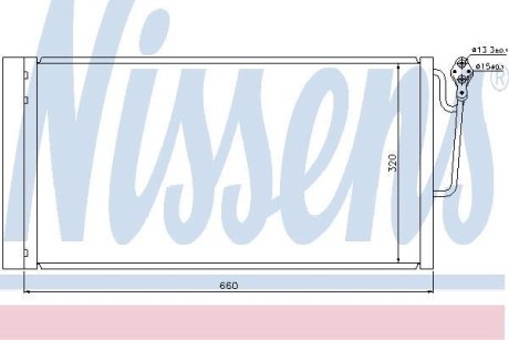 Радіатор кондиціонера First Fit NISSENS 940118