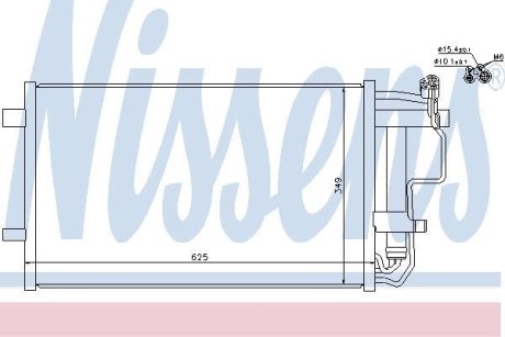 Конденсер кондиционера NISSENS 940149