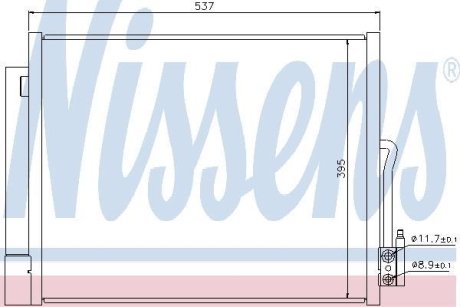 Конденсер кондиционера NISSENS 940156