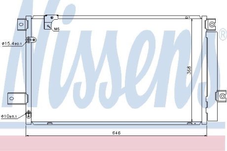 Радіатор кондиціонера First Fit NISSENS 940170