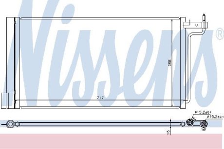 Радіатор кондиціонера First Fit NISSENS 940181