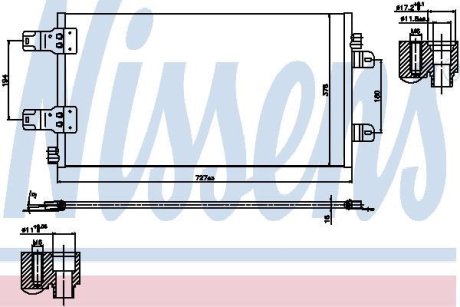 Конденсатор без хладогену NISSENS 940186