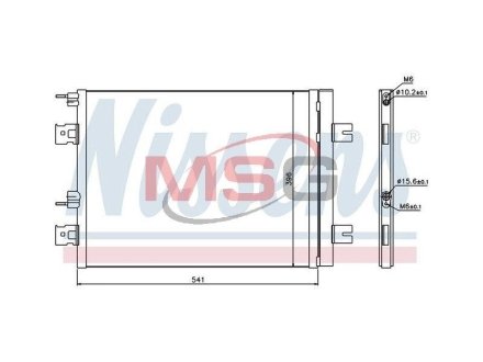 Радиатор кондиционера NISSENS 940262