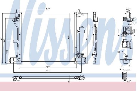 Радіатор кондиціонера First Fit NISSENS 940337