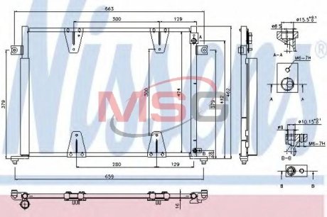 Конденсер кондиционера NISSENS 940373