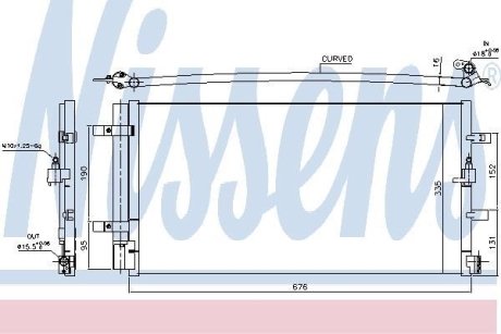 Радиатор кондиционера NISSENS 940430