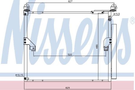 Радіатор кондиціонера NISSENS 940508