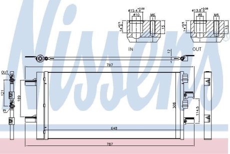 Конденсер кондиционера NISSENS 940509