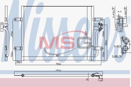 Радиатор кондиционера NISSENS 940585