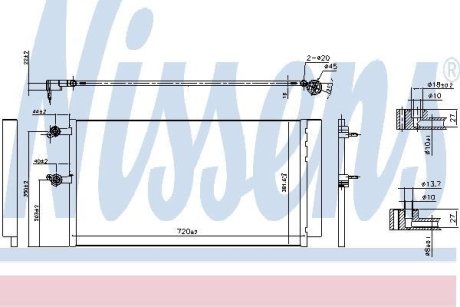 Конденсатор без хладогену NISSENS 940743