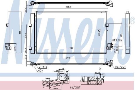 Конденсатор без хладогену NISSENS 940748