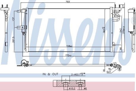 Конденсер кондиціонера NISSENS 940764