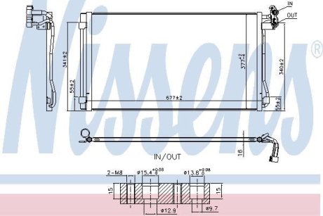 Радіатор кондиціонера First Fit NISSENS 940793