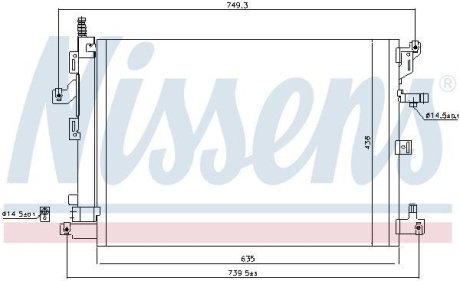 Радиатор кондиционера NISSENS 940830