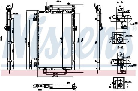 Радіатор кондиціонера First Fit NISSENS 940833