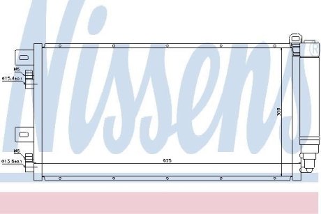 Конденсер кондиционера NISSENS 94591