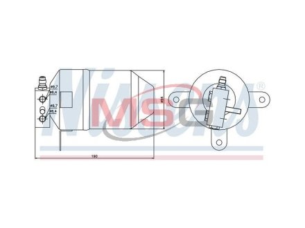 Осушитель кондиционера NISSENS 95006