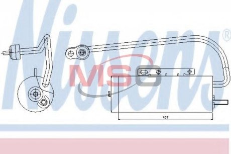 Осушитель кондиционера NISSENS 95339