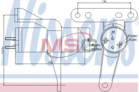 Осушитель кондиционера NISSENS 95470