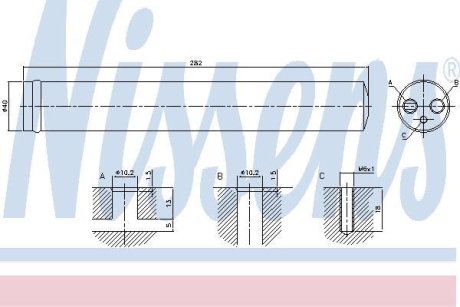 Осушувач кондиціонера NISSENS 95525