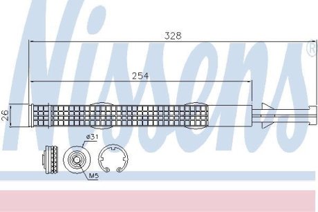 Осушувач кондиціонера First Fit NISSENS 95526