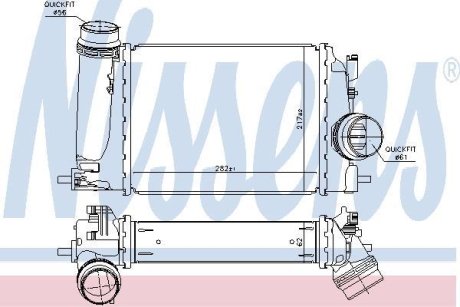 Радіатор наддуву NISSENS 961120